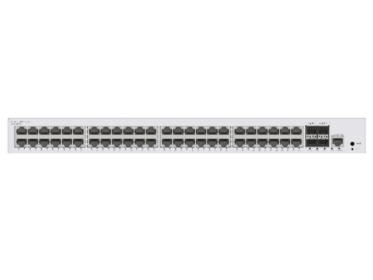 华为  S310-48P4S 汇聚交换机 | 三层 | 全管理 | 交换容量758Gbps/7.58Tbps | 包转发率148Mpps/222Mpps | 下行48个GE电口+上行4个GE光口 | PoE | 监控带机量400 | 终端带机量800 | 机架款