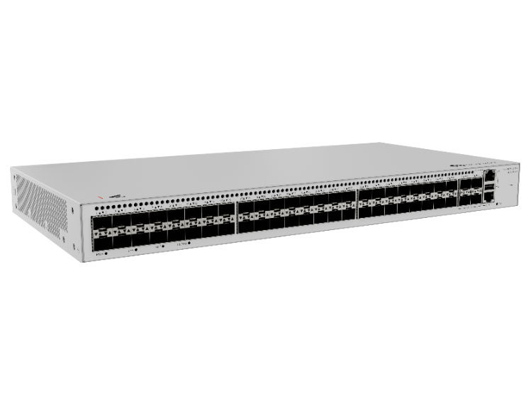 华为  S310-48S4X 汇聚交换机 | 三层 | 全管理 | 交换容量758Gbps/7.58Tbps | 包转发率148Mpps/222Mpps | 下行48个GE光口+上行4个10GE光口 | 监控带机量400 | 终端带机量800 | 机架款
