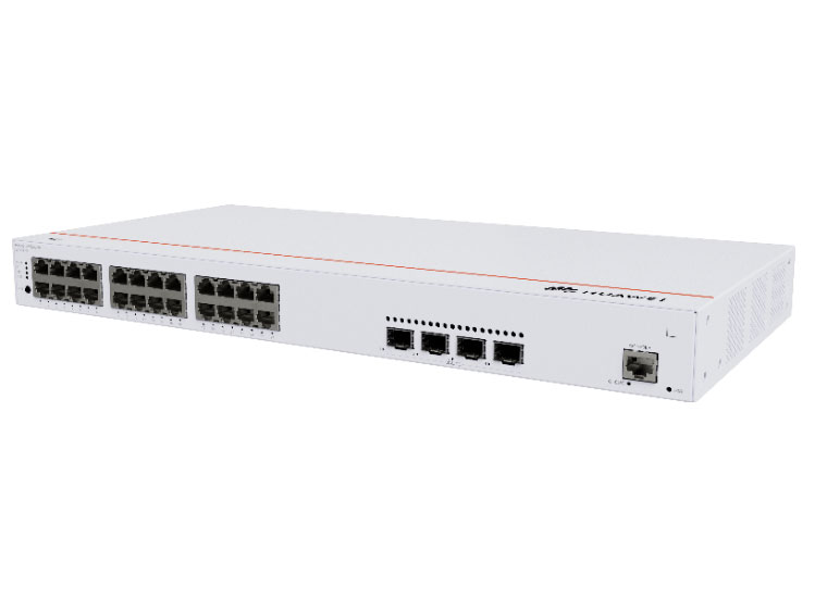 华为 S310-24P4X 汇聚交换机 | 三层 | 全管理 | 交换容量598Gbps/5.98Tbps | 包转发率148Mpps/222Mpps | 下行24个GE电口+上行4个10GE光口 | PoE | 监控带机量400 | 终端带机量800 | 机架款