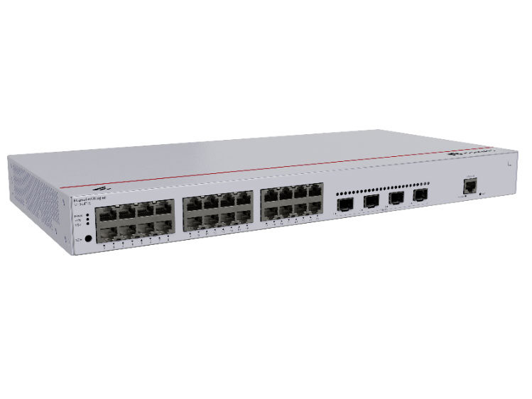 华为   S310-24T4X 汇聚交换机 | 三层 | 全管理 | 交换容量598Gbps/5.98Tbps | 包转发率148Mpps/222Mpps | 下行24个GE电口+上行4个10GE光口 | 监控带机量400 | 终端带机量800 | 机架款