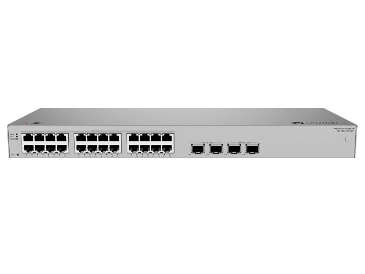 华为  S310S-24T4JX 接入/汇聚交换机 | 三层 | Web管理 | 交换容量432Gbps | 包转发率110Mpps | 下行24个GE电口+上行2个2.5GE光口，2个10GE光口 | 监控带机量200 | 终端带机量400 | 机架款