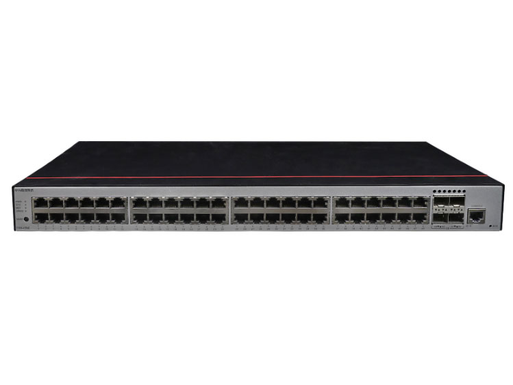 华为  FutureMatrix S300-48T4S 接入交换机 | 三层 | 全管理 | 交换容量432Gbps/4.32Tbps | 转发性能87Mpps/166Mpps | 48千兆电+4个千兆光 | 监控500台 | 带机量1000人 | 机架式
