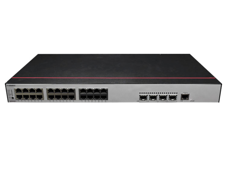 华为  FutureMatrix S300-24P4S-A2 接入交换机 | 三层 | 全管理 | 交换容量336Gbps/3.36Tbps | 转发性能51Mpps/126Mpps | 24千兆电+4个千兆光 | 支持POE+(400W) | 监控500台 | 带机量1000人 | 机架式