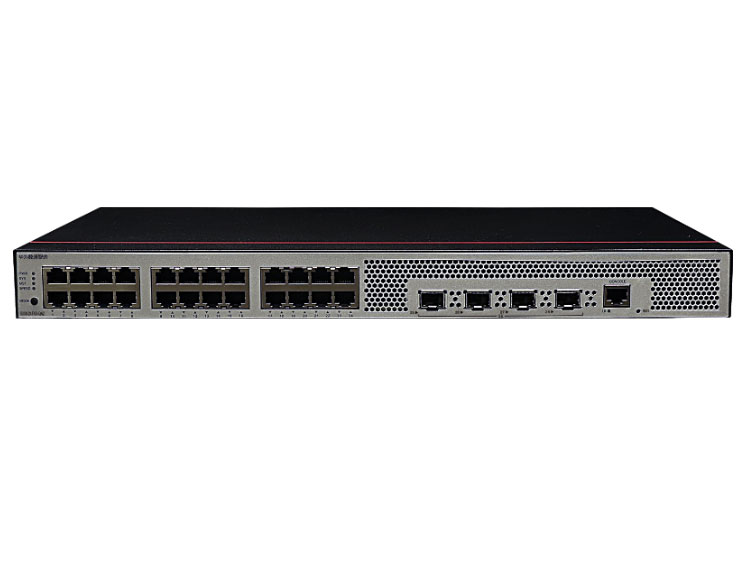 华为  FutureMatrix S300-24T4S-QA2 接入交换机 | 三层 | 全管理 | 交换容量336Gbps/3.36Tbps | 转发性能51Mpps/126Mpps | 24千兆电+4个千兆光 | 监控500台 | 带机量1000人 | 机架式 | 静音