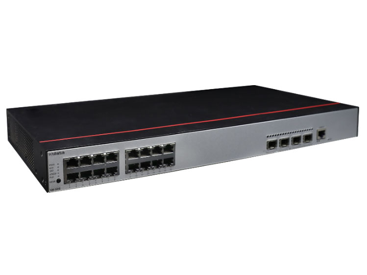 华为  FutureMatrix S300-16P4S 接入交换机 | 三层 | 全管理 | 交换容量336Gbps/3.36Tbps | 转发性能39Mpps/114Mpps | 16个千兆电+4个千兆光 | 支持POE+(380W) | 监控500台 | 带机量1000人 | 机架式