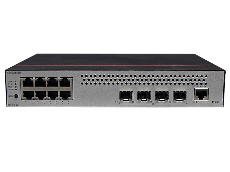 华为  FutureMatrix S300-8T4S-QA2 接入交换机 | 三层 | 全管理 | 交换容量336Gbps/3.36Tbps | 转发性能27Mpps/102Mpps | 8个千兆电+4个千兆光 | 监控500台 | 带机量1000人 | 桌面款 | 静音