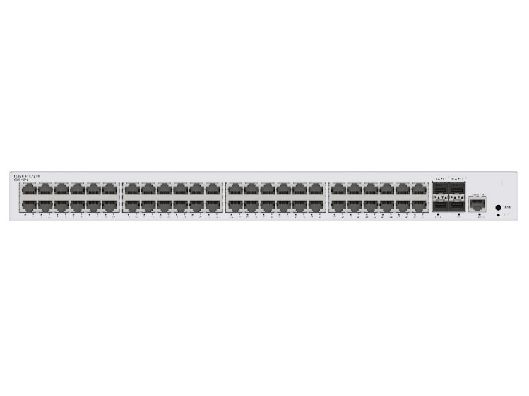 华为  S220-48T4S 接入/汇聚交换机 | 二层 | Web管理 | 交换容量432Gbps | 包转发率126Mpps | 下行48个GE电口+上行4个GE光口 | 监控带机量250 | 终端带机量500 | 机架款
