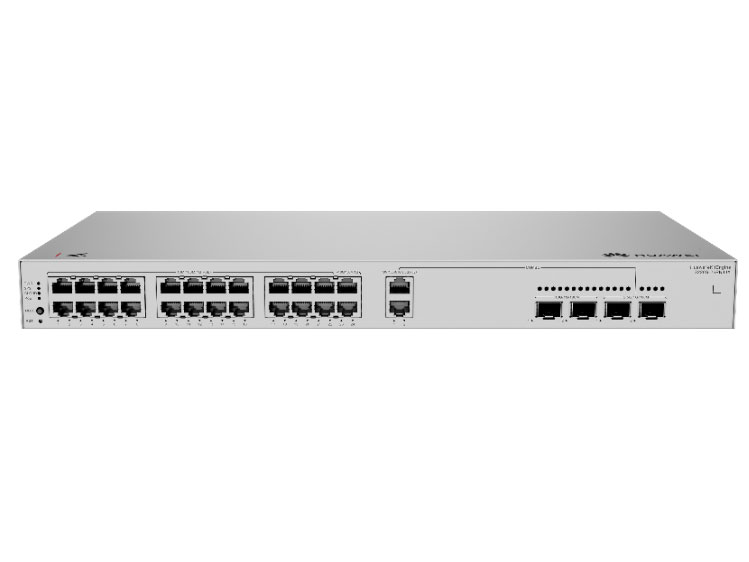 华为  S220S-26PN4JX 接入/汇聚交换机 | 二层 | Web管理 | 交换容量396Gbps | 包转发率110Mpps | 下行24个GE电口，2个2.5GE电口+上行2个2.5GE光口，2个10GE光口 | PoE | 监控带机量150 | 终端带机量300 | 机架款