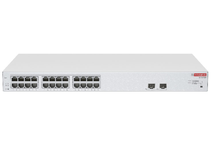 华为  FutureMatrix S210-24P2SR 二层 | web管理 | 交换容量336Gbps | 转发性能 39Mpps | 24个千兆电+2个千兆光 | 支持PoE+（370W）| 监控200台 | 带机量400人 | 机架式