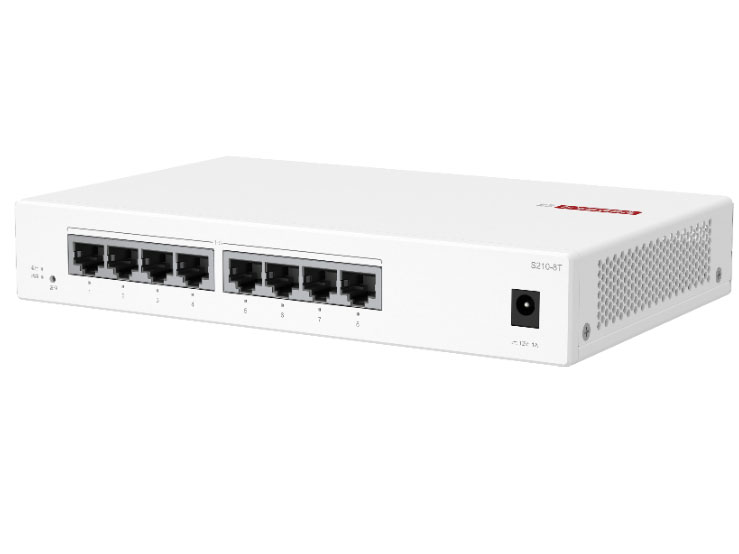 华为  FutureMatrix S210-8T 二层 | web管理 | 交换容量336Gbps | 转发性能 12Mpps | 8个千兆电 | 监控50台 | 带机量100人 | 桌面式 | 静音