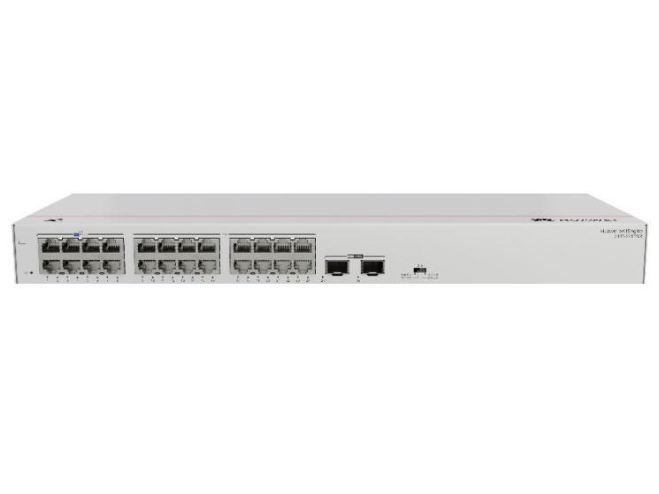 华为  S110-24T2SR S110-24T2SR(24个10/100/1000BASE-T以太网端口,2个千兆SFP,内置交流供电,无风扇)