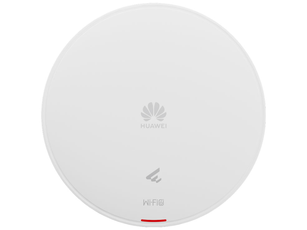 华为  AP661 放装AP | 支持Wi-Fi 6 协议 | 整机速率6.575Gbps | 三频 | 推荐接入用户数150 | 最大用户数1536 | 发射功率26dBm | 2.5GE电 | 1GE电 | 智能天线 | leader AP | 最佳覆盖半径40米