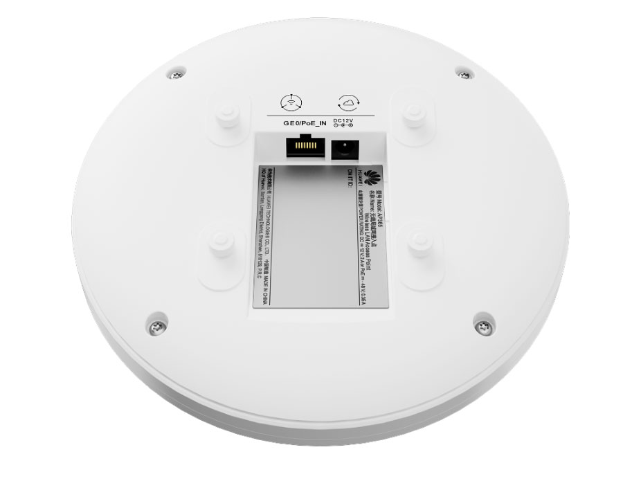 华为  AP365 放装AP | 11ax | 整机速率2.975Gbps | 双频 | 推荐接入用户数120 | 最大用户数256 | 发射功率23dBm | 智能天线 | leader AP | 最佳覆盖半径20米