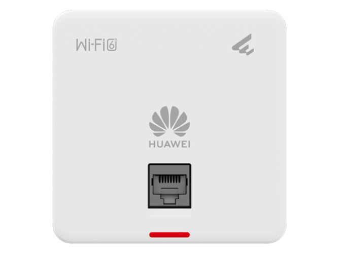 华为  AP160 典雅白 86*86面板 | 典雅白 | 支持 Wi-Fi 6 协议 | 整机速率1.775Gbps | 双频 | 推荐接入用户数48 | 最大用户数128 | 发射功率20dBm | 智能天线 | 最佳覆盖半径10米