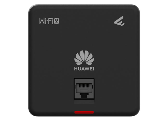 华为  AP160 石墨黑 86*86面板 | 石墨黑 | 支持 Wi-Fi 6 协议 | 整机速率1.775Gbps | 双频 | 推荐接入用户数48 | 最大用户数128 | 发射功率20dBm | 智能天线 | 最佳覆盖半径10米