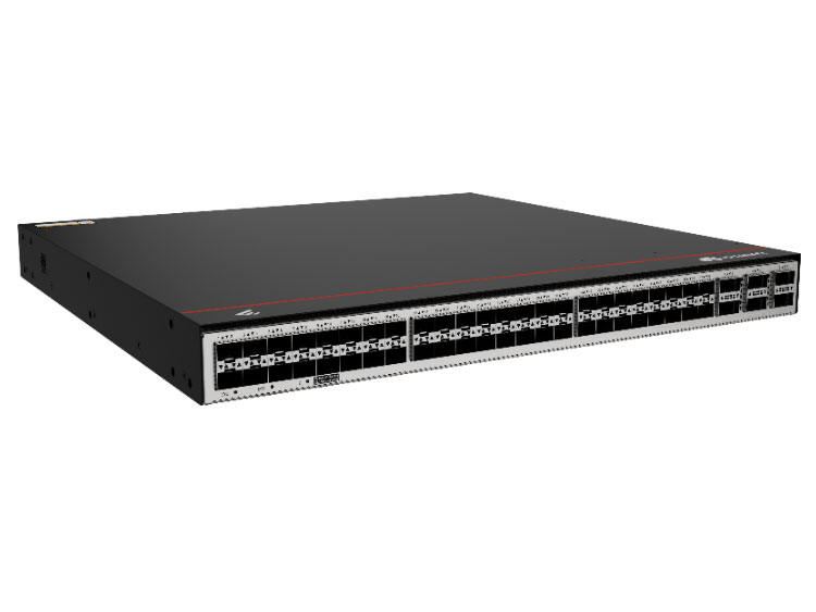 华为  ekitEngine CE6857S-48S6CQ-F交换机  (48*10GE SFP+,6*100GE QSFP28,2*交流电源,4*风机盒,端口侧出风)