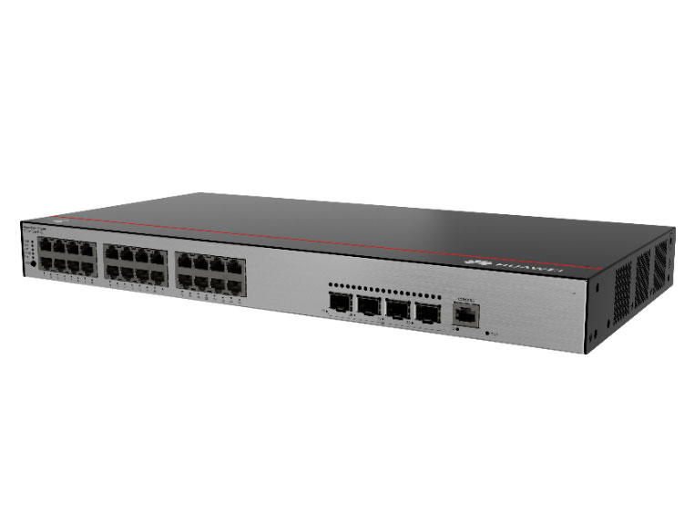 华为  eKitEngine S5735S-L24P4S-A2：24个10/100/1000BASE-T以太网端口（PoE+），4个千兆SFP，400W PoE，内置交流供电，交换容量672Gbps/6.72Tbps，包转发率126Mpps