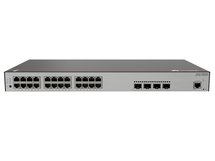 华为  eKitEngine S5735S-L24P4S-A3：24个10/100/1000BASE-T以太网端口，4个千兆SFP，400W PoE+，内置交流供电，交换容量672Gbps/6.72Tbps，包转发率126Mpps
