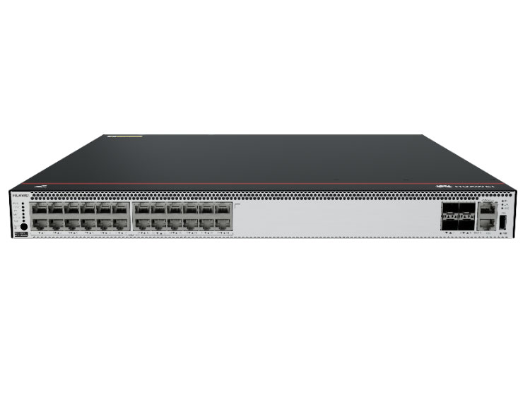 华为   eKitEngine S5731S-S24P4X-A：24个10/100/1000BASE-T以太网端口（PoE+），4个万兆SFP+，720W PoE，支持双电源，含1个交流电源，交换容量1.36Tbps/13.6Tbps，包转发率126Mpps