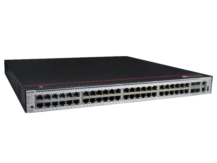 华为  eKitEngine S5731S-S48T4X-A：48个10/100/1000BASE-T以太网端口，4个万兆SFP+，支持双电源，含1个交流电源，交换容量1.36Tbps/13.6Tbps，包转发率166Mpps