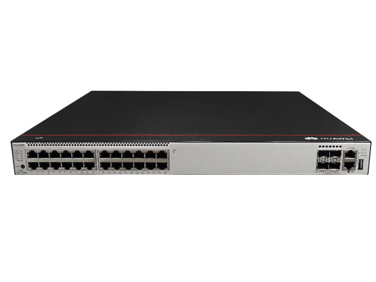 华为  eKitEngine S5731S-S24T4X-A：24个10/100/1000BASE-T以太网端口，4个万兆SFP+，支持双电源，含1个交流电源，交换容量1.36Tbps/13.6Tbps，包转发率126Mpps