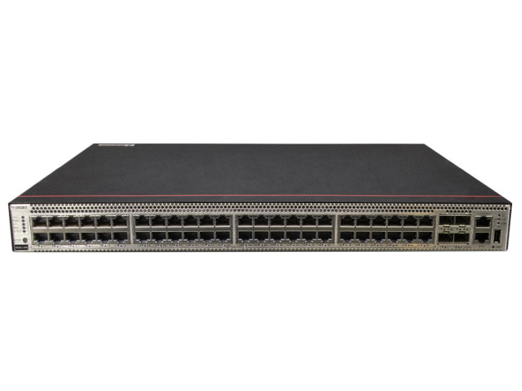 华为  FutureMatrix S5735S-S48S4X-A (48个千兆SFP,4个万兆SFP+,支持双电源,含1个AC电源) - 交换容量672Gbps/6.72Tbps；包转发率144/166 Mpps
