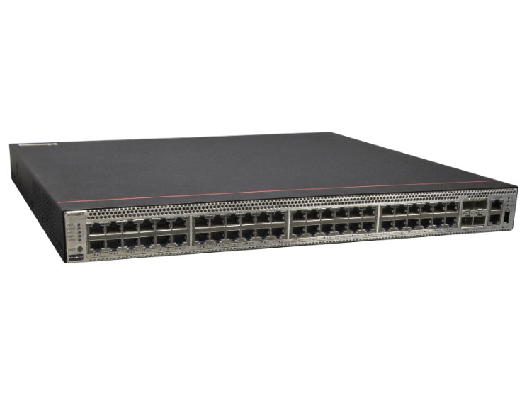 华为  FutureMatrix S5735S-H48U4X-A (48个10/100/1000BASE-T以太网端口，4个万兆SFP+，1809W PoE++，支持双电源，含1个AC电源) - 交换容量1.28Tbps/12.8Tbps；包转发率144/166Mpps