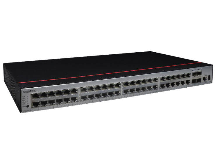 华为  FutureMatrix S5735S-L48P4S-A1：48 个10/100/1000BASE-T 以太网端口（PoE+），4 个千兆 SFP，380W PoE，交流供电，交换容量432Gbps/4.32Tbps，包转发率87/166Mpps