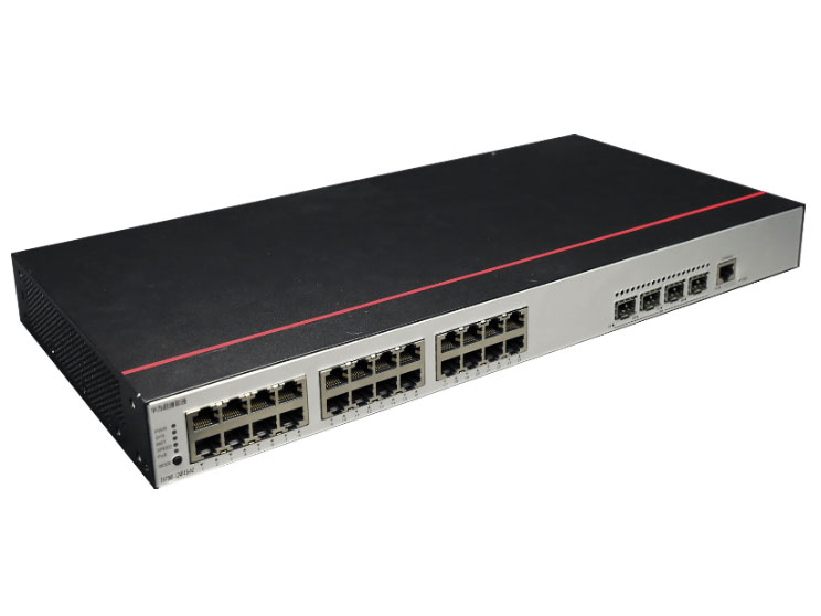 华为  FutureMatrix S5735S-L24P4S-A2：24 个10/100/1000BASE-T以太网端口（PoE+），4 个千兆SFP，400W PoE，交流供电，交换容量336Gbps/3.36Tbps，包转发率51/126Mpps