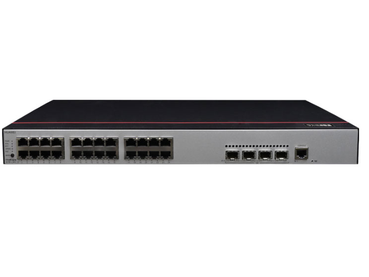 华为  FutureMatrix S5735S-L24P4X-A1：24个10/100/1000BASE-T以太网端口（PoE+），4个万兆SFP+，380W PoE，交流供电，交换容量336Gbps/3.36Tbps，包转发率108/126Mpps