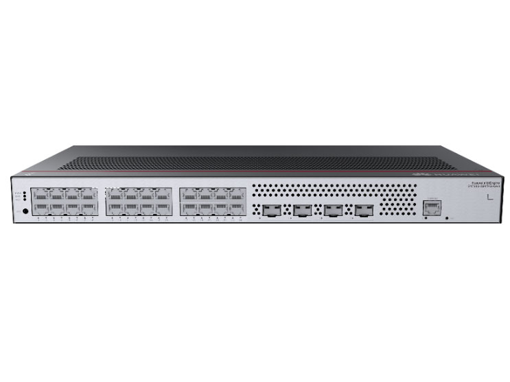 华为  eKitEngine S1730S-S24T4X-QA3(24个10/100/1000BASE-T以太网端口,4个万兆SFP+,内置交流供电,无风扇) - 交换容量502Gbps/5.02Tbps；包转发率96Mpps
