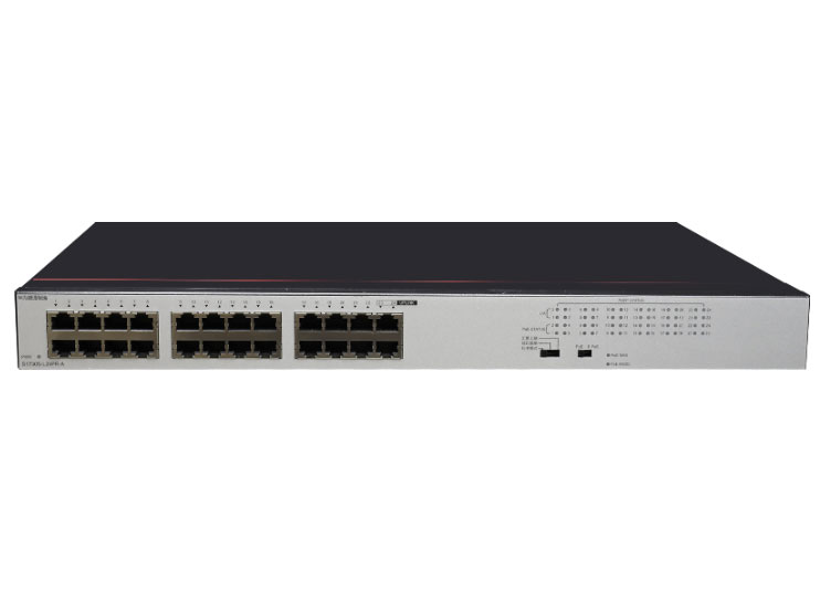 华为  FutureMatrix S1730S-L24PR-A：24个10/100/1000BASE-T以太网端口（PoE+），191W PoE，交流供电，交换容量48Gbps，包转发率35.71Mpps
