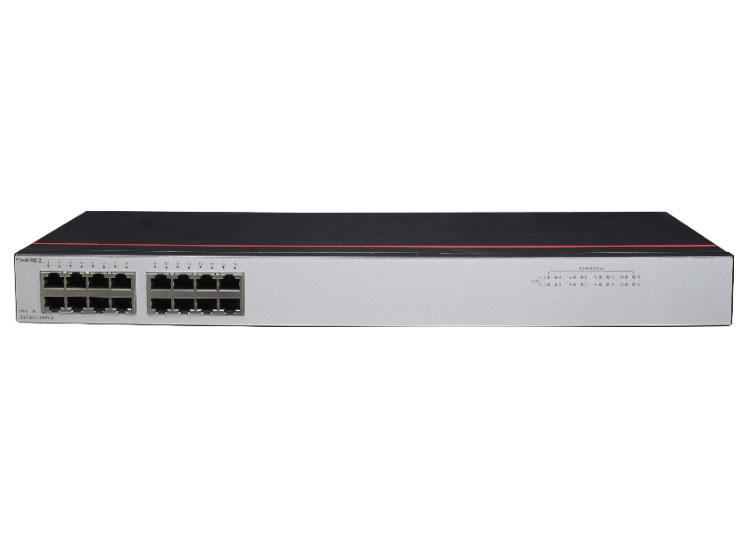 华为  FutureMatrix S1730S-L16FR-A：16个10/100BASE-TX以太网端口，交流供电，无风扇，交换容量3.2Gbps，包转发率2.38Mpps