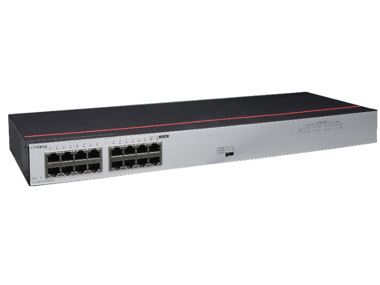 华为  FutureMatrix S1730S-L16TR-A2：16个10/100/1000BASE-T以太网端口，交流供电，无风扇，交换容量32Gbps，包转发率23.74Mpps