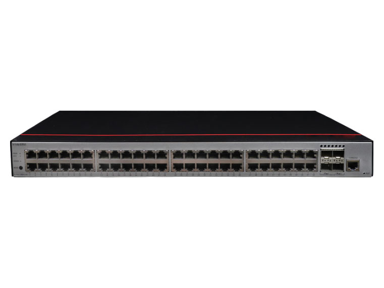 华为  FutureMatrix S1730S-S48T4X-A1：48个10/100/1000BASE-T以太网端口，4个万兆SFP+，交流供电，交换容量432Gbps，包转发率132Mpps