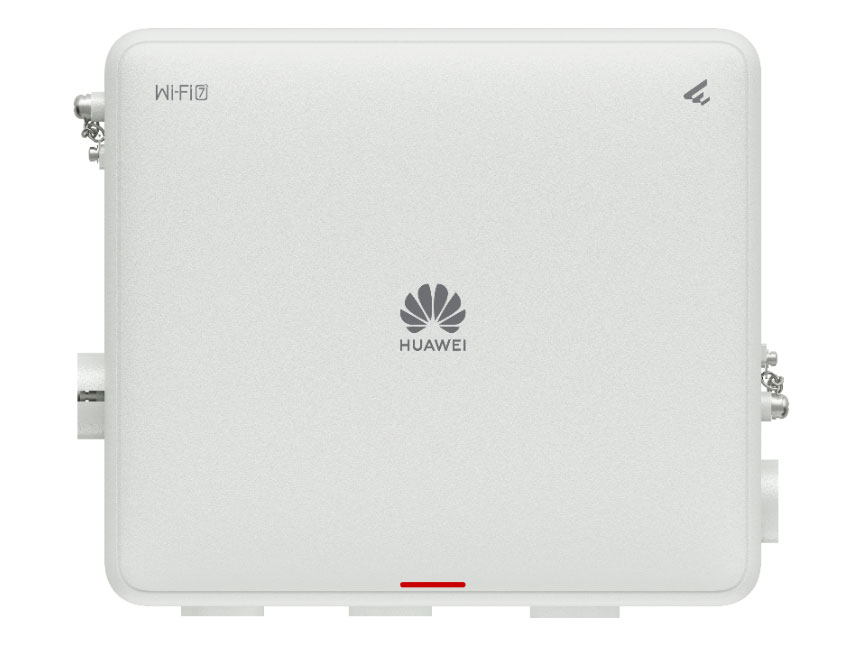 华为  eKitEngine5776RS-X6 (11be室外型,2+4双频,内置定向天线,USB,蓝牙) 推荐并发用户数80，整机数率6.45Gbps，最大发射功率30dBm，参考覆盖距离250m，LeaderAP能力24个，最大功耗19.2W，尺寸250x220x77mm，支持USB接口扩展外置IOT，支持1*2.5GE电口+1*10GE光口