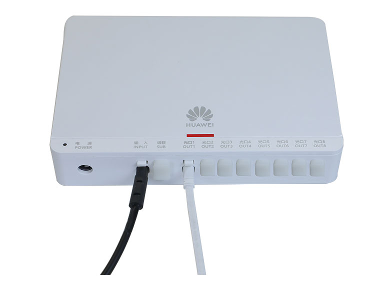 华为  光插座 ATB3120-S-8-XC/UPC 分光比1：9不等比 In-1*XC/UPC Out-1*XC/UPC+8*XC/UPC(PoF) 56V供电