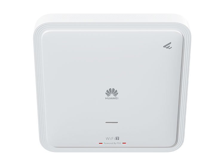 华为坤灵吸顶Wi-Fi 7光AP F700C-36-1GH内置固定GPON光口上行（SC/UPC），支持PoF远程供电