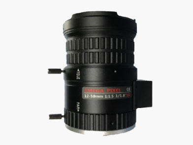 华为好望  HV1250D.IR-B(3MP) (48010129) 镜头-DC auto Iris manual focus lens-1/1.8 3 MegaPixel-12-50mm-CS Mount-F1.5 DC-iris 国产品牌 300万像素 自动光圈 微卡口专用镜头