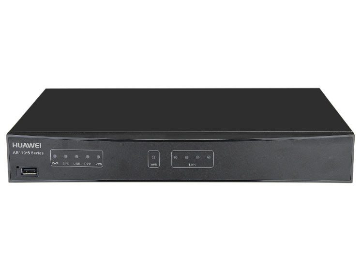 华为  AR110-S 作为 AR G3 的固定接口路由器，是面向企业分支及中小型企业量身打造的融合路由、 交换、安全、无线的一体化企业网关。AR160-S 系列路由器采用嵌入式硬件加密，支持防火墙