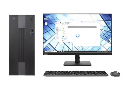 联想慧天M400 商用台式电脑主机  i3-12100(四核3.3G) /8G/512G SSD/USB键鼠/win11试用版/200W/慧天V24
