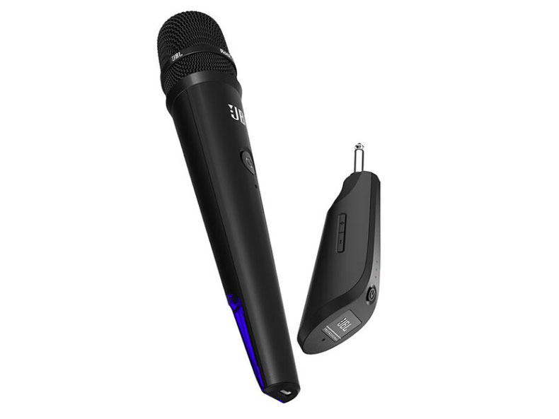 JBL ROCK ONE手持无线麦克风 家庭KTV话筒户外会议K歌咪便携式专业防啸叫 黑色