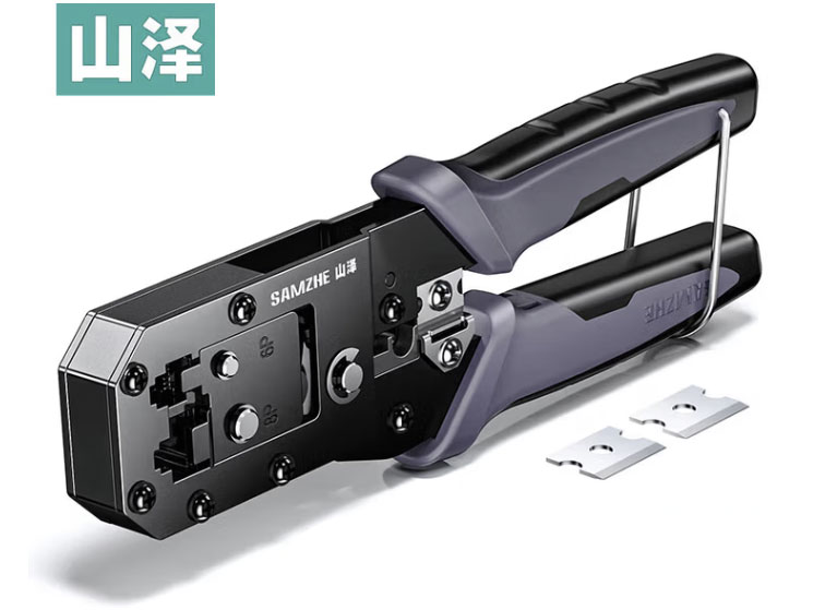 山泽 网线钳 网络电话水晶头压线钳 6P 8P两用多功能省力剥剪线钳子压接水晶头工具 【款】网线钳 GD-187