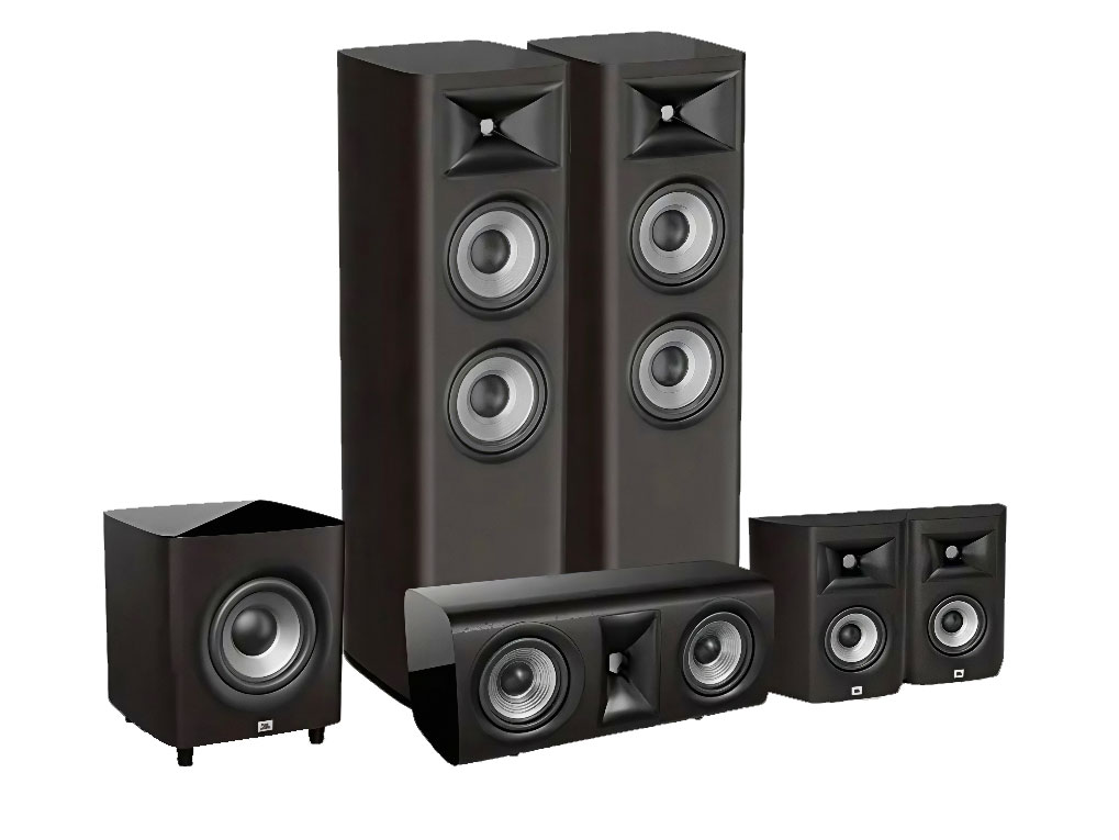 JBL STUDIO680+610+610+625C+650P Studio680 7.1影院套装 黑色