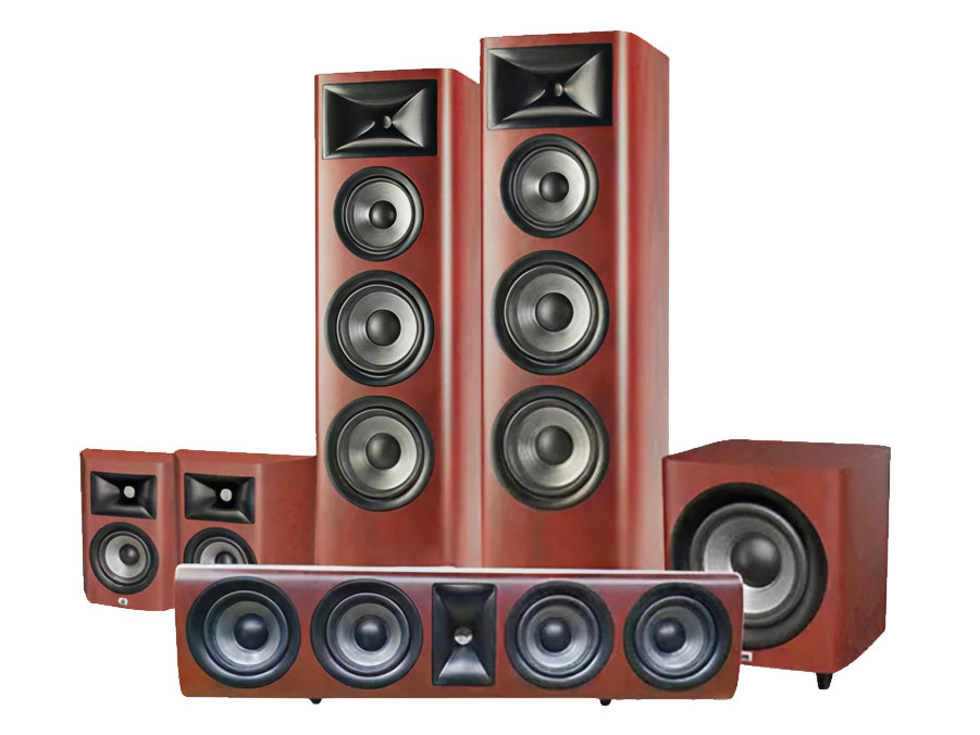 JBL studio698  5.1影院套装 红色STUDIO698+620+O665C+660P