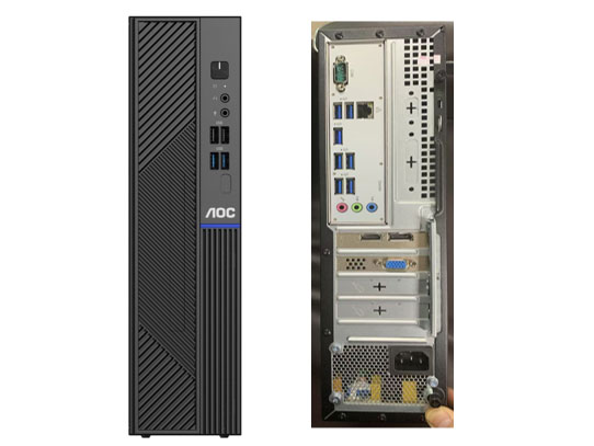 AOC  荣光D08T100  国产信创方案台式机 商务经典外观设计(8升台式机)