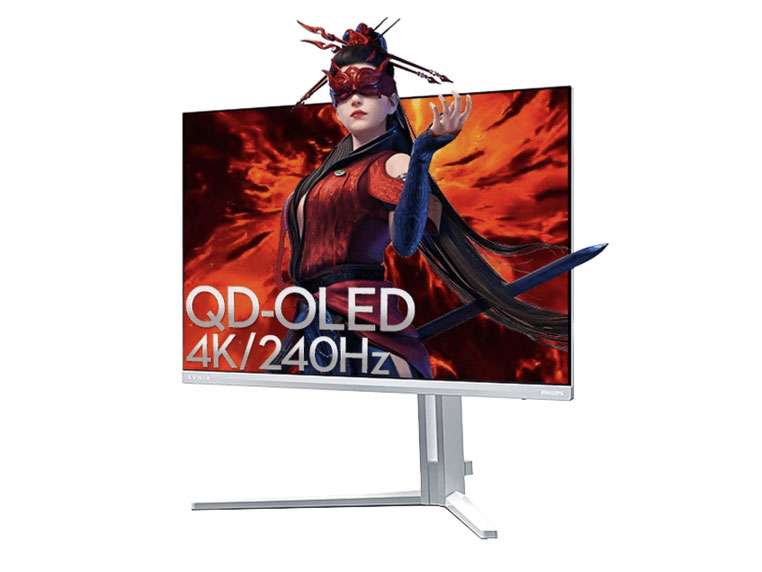 飞利浦27M2N8800 27英寸 4K240Hz 硬件护眼QD-OLED 色准＜1 满血DP2.1光效音响电竞显示器