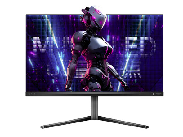 飞利浦EVNIA弈威 27英寸量子点QD-MiniLED 4K原生165Hz HVA HDR1000 HDMI2.1电竞显示器 27M2N6800ML