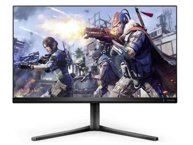 飞利浦EVNIA 31.5英寸2KFastIPS 原生240Hz1ms快速液晶 HDR400出厂校准10bit 游戏电竞显示器32M2N5500P  直面 240hz 升降旋转底座 HDR400 DP HDMI 接口