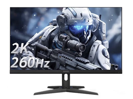 飞利浦EVNIA弈威 27英寸2K原生240Hz超频260Hz Fastips HDR400 10bit 1ms 低蓝光显示屏 电竞游戏显示器 27M3N5540P